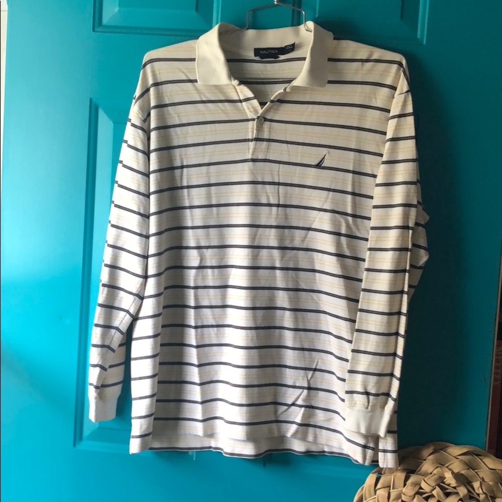 Men’s Long sleeve collared polo